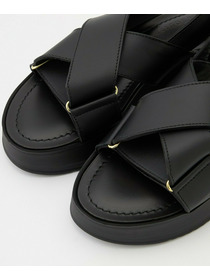 【L'EQUIPE】［eclat 2026年5月号掲載商品］L&rsquo;EQUIPE &times; CORSO ROMA 厚底ベルテッドサンダル 詳細画像 ライトブラウン 6