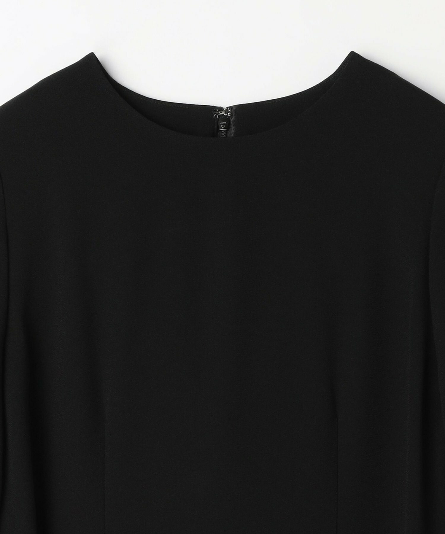 【L'EQUIPE】バックサテンワンピース 詳細画像 ブラック 2