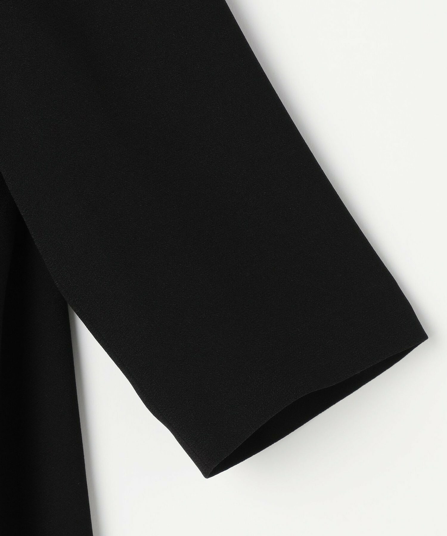 【L'EQUIPE】バックサテンワンピース 詳細画像 ブラック 4