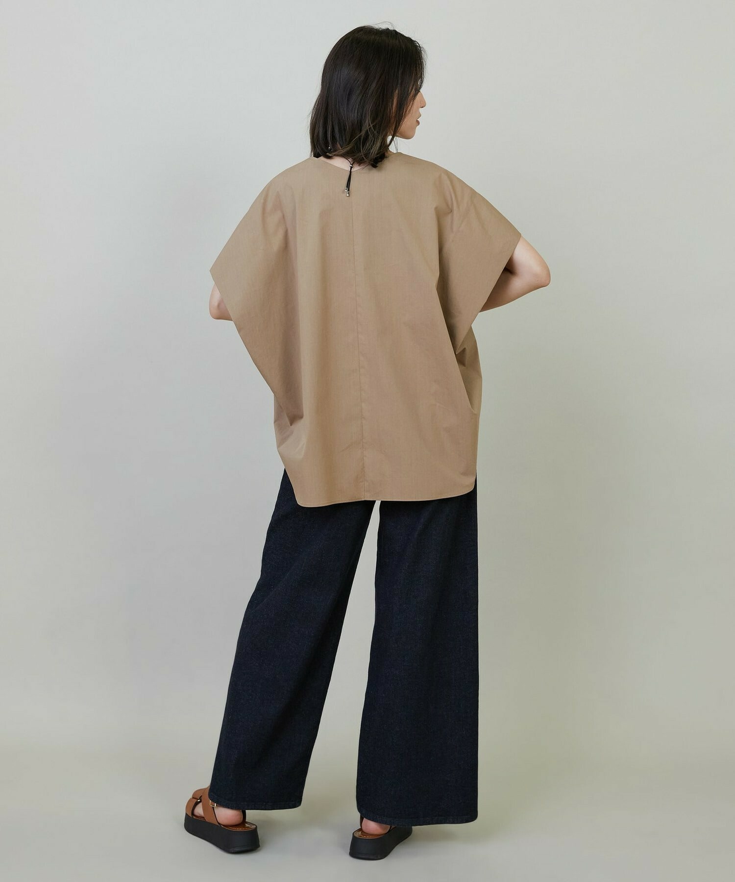 【L'EQUIPE】9ozストレッチデニムパンツ 詳細画像 グレー 9