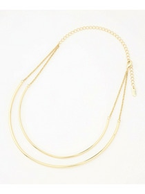 【L'EQUIPE】Wラインペンダント 詳細画像 ゴールド 13