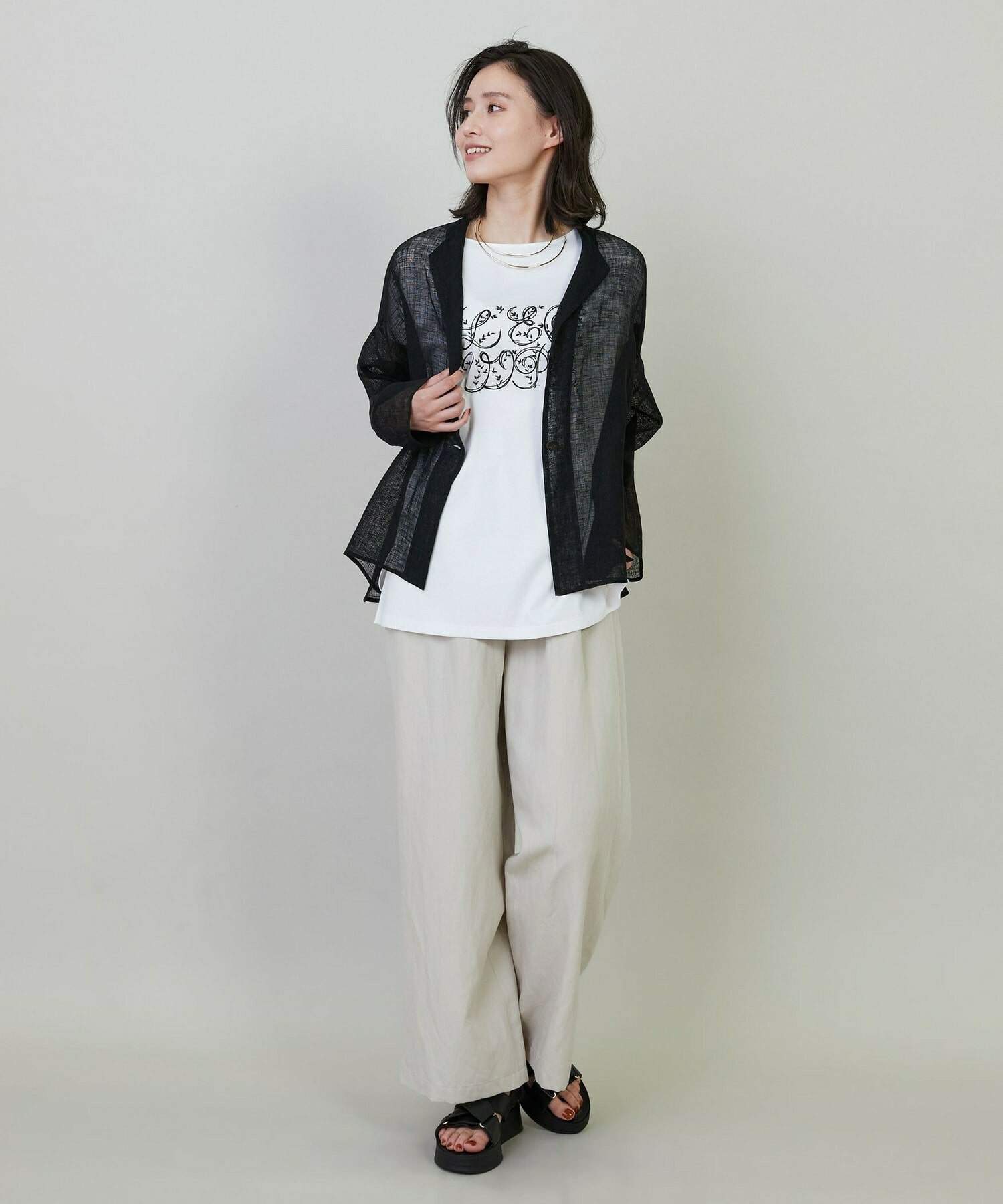 【L'EQUIPE】Wラインペンダント 詳細画像 ゴールド 1