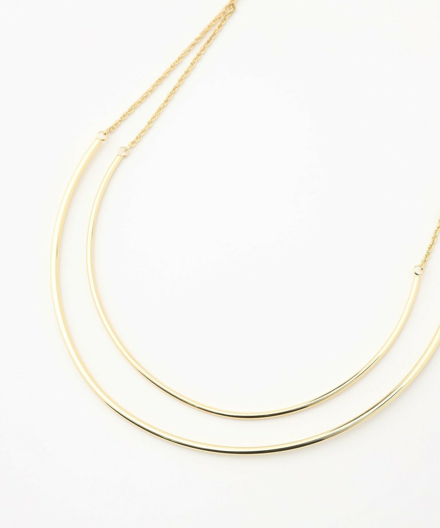 【L'EQUIPE】Wラインペンダント 詳細画像 ゴールド 14