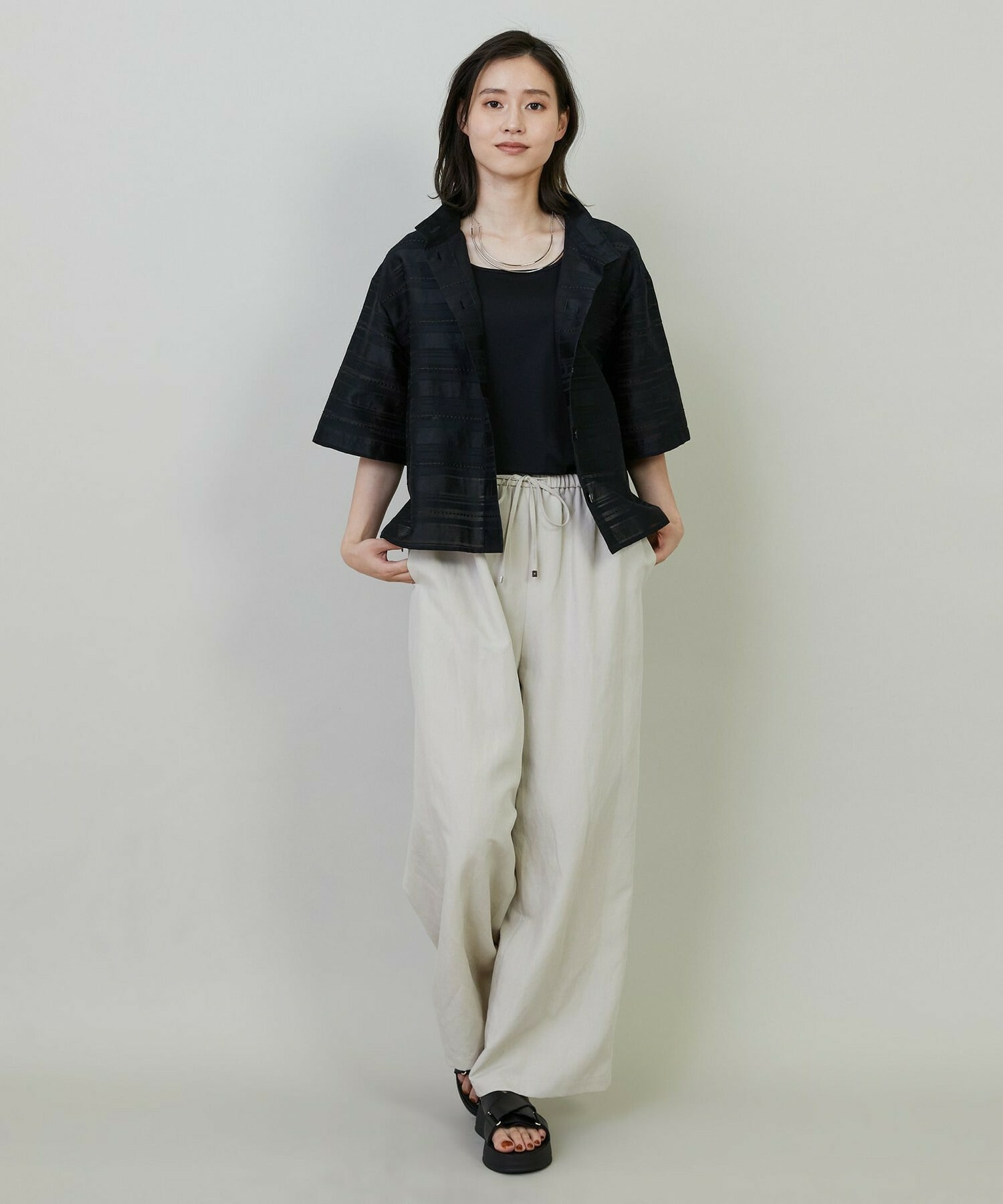 【L'EQUIPE】Wラインペンダント 詳細画像 ゴールド 4