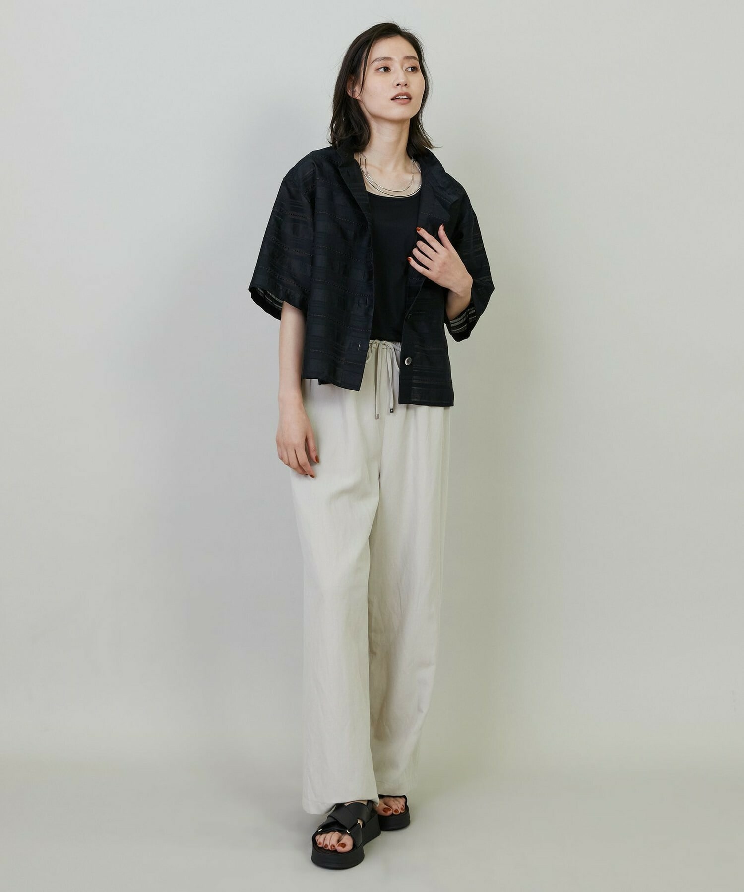 【L'EQUIPE】Wラインペンダント 詳細画像 ゴールド 5