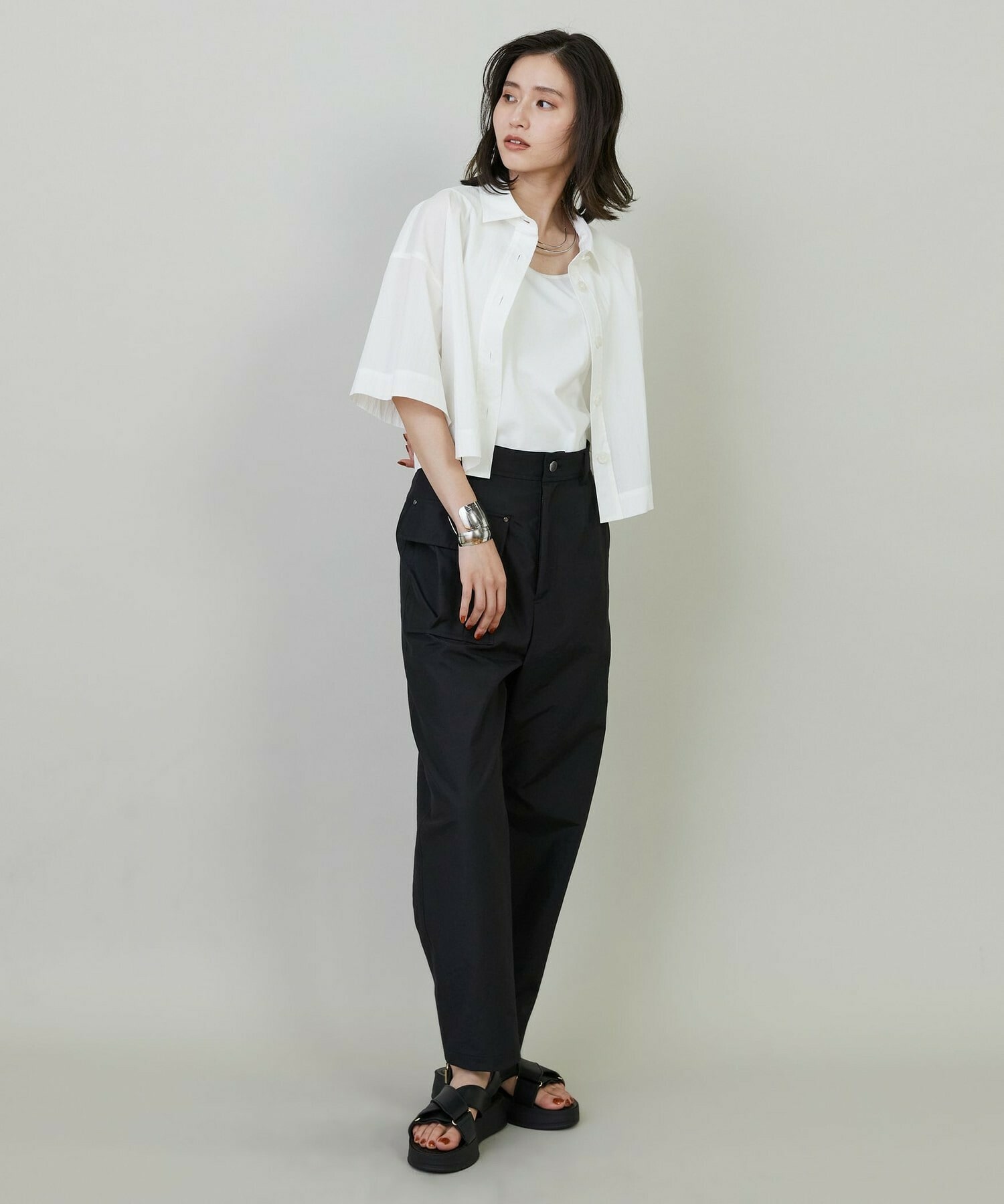 【L'EQUIPE】Wラインペンダント 詳細画像 ゴールド 9