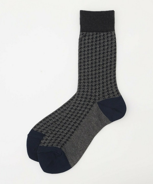 カラーMIX千鳥ソックス 詳細画像 ブラック系その他 1