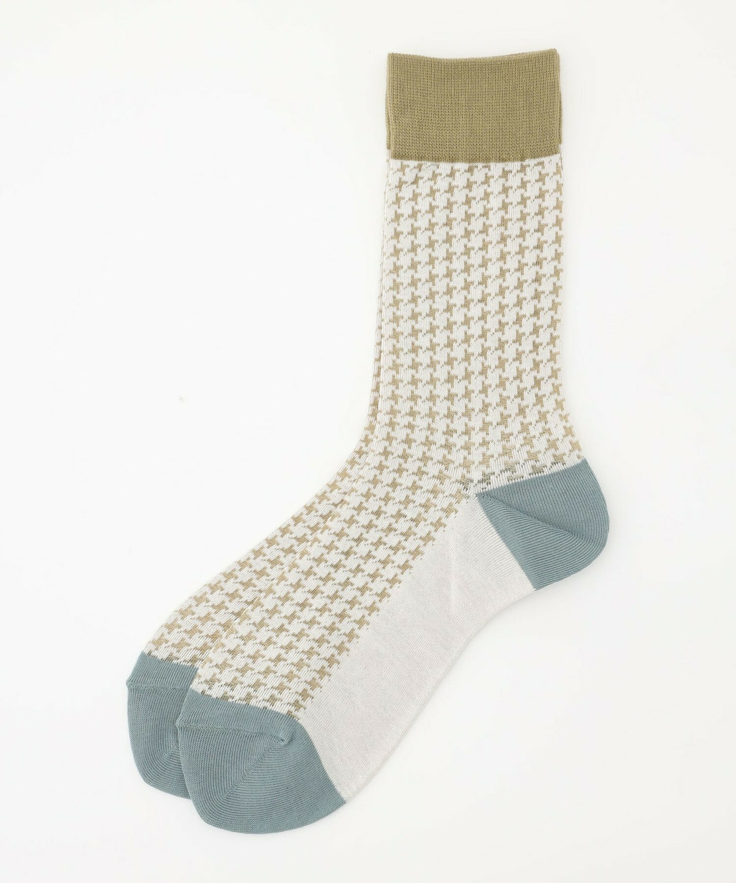 【L'EQUIPE】カラーMIX千鳥ソックス 詳細画像 ベージュ系その他 1