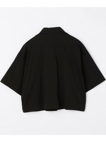 【L'EQUIPE】クレープタイプライターストレッチショート丈シャツ 詳細画像 ブラック 11