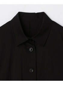 【L'EQUIPE】クレープタイプライターストレッチショート丈シャツ 詳細画像 ブラック 12