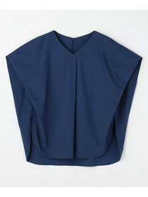 【L'EQUIPE】タイプライターバイオストレッチブラウス 詳細画像 ブラック 5