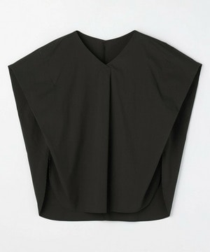 【L'EQUIPE】タイプライターバイオストレッチブラウス 詳細画像 ブラック 1