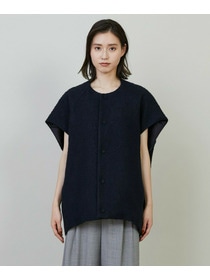 【L'EQUIPE】アルパカショートスリーブジャケット 詳細画像 ブラック 18