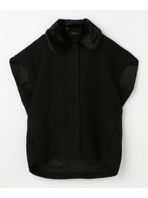 【L'EQUIPE】アルパカショートスリーブジャケット 詳細画像 ブラック 21