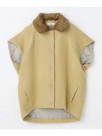 【L'EQUIPE】アルパカショートスリーブジャケット 詳細画像 ブラック 6