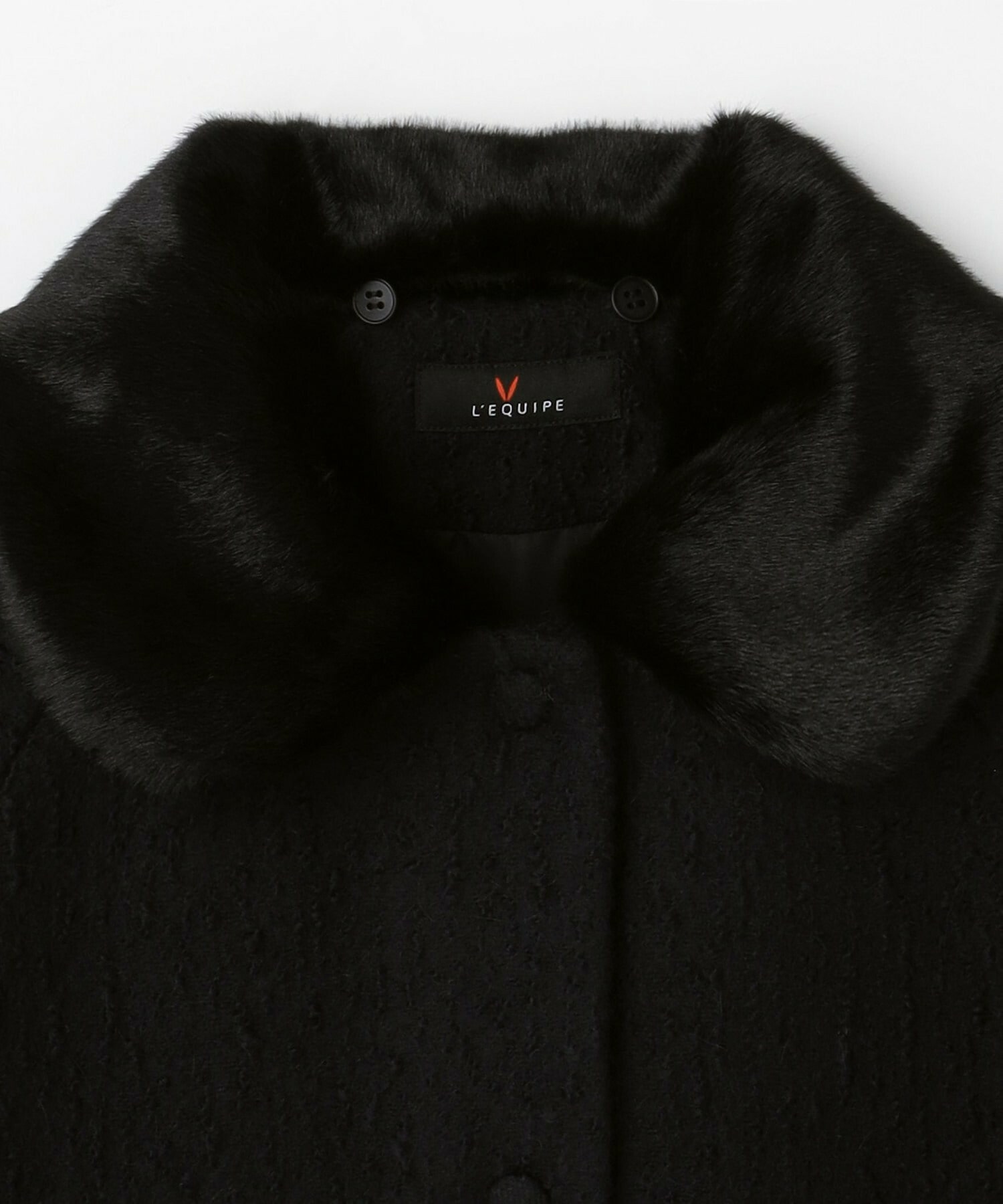 【L'EQUIPE】アルパカショートスリーブジャケット 詳細画像 ブラック 23