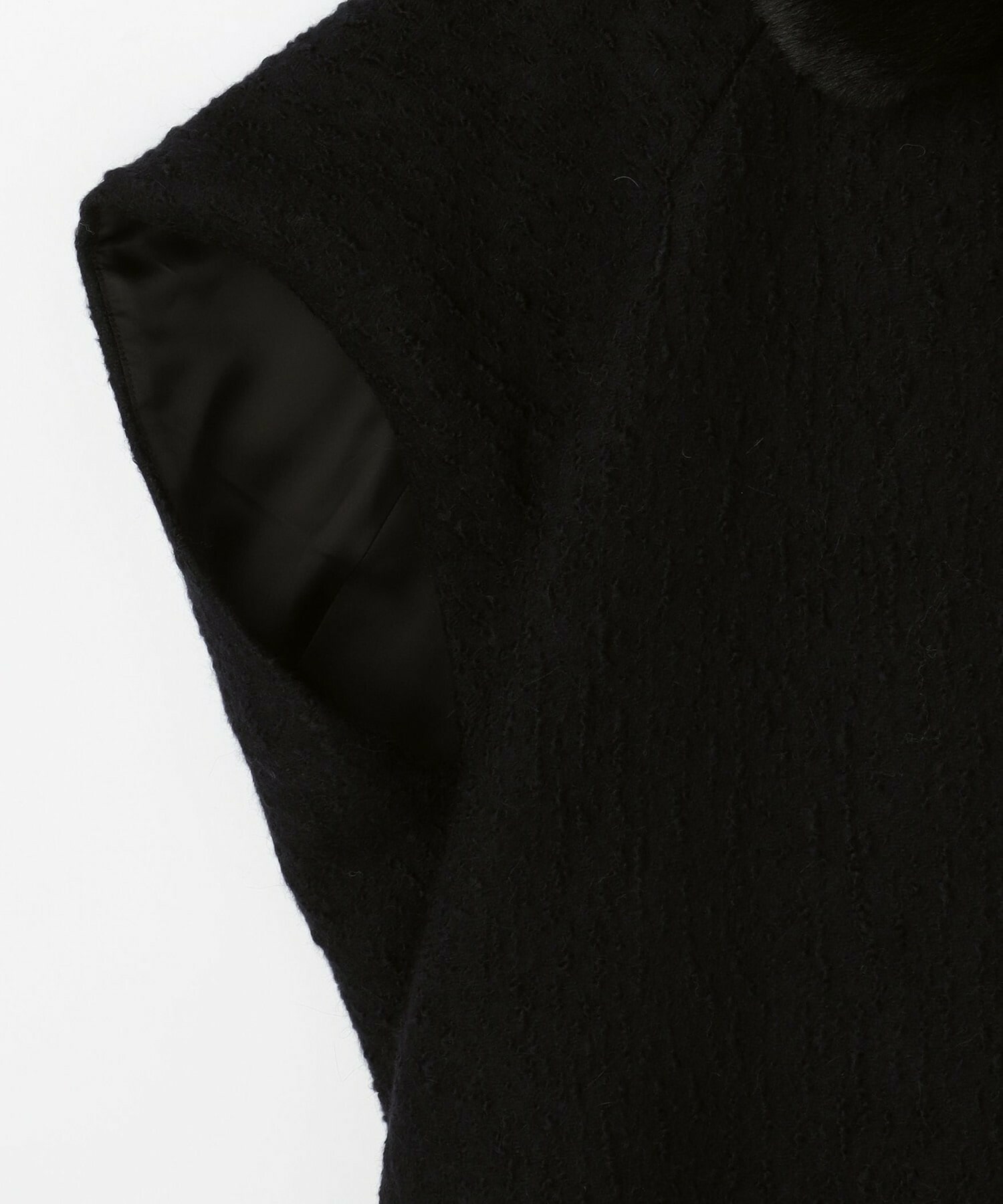 【L'EQUIPE】アルパカショートスリーブジャケット 詳細画像 ブラック 24