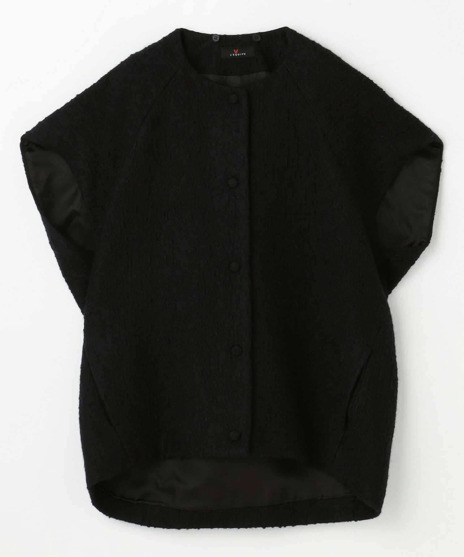 【L'EQUIPE】アルパカショートスリーブジャケット 詳細画像 ブラック 28