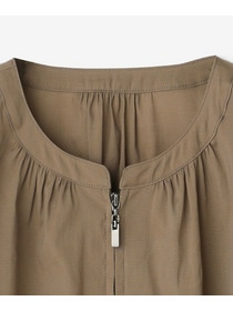 【L'EQUIPE】トリアセコットンオーガンジーブルゾン 詳細画像 モカ 10