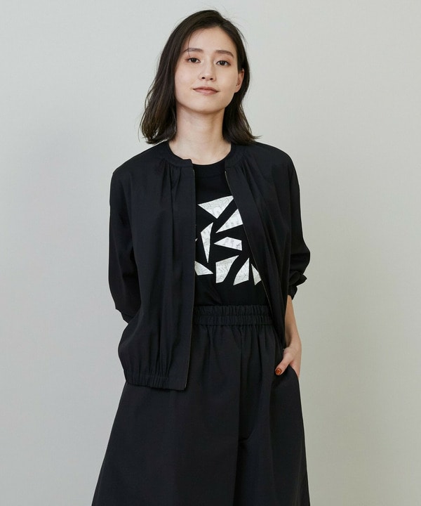 【L'EQUIPE】トリアセコットンオーガンジーブルゾン