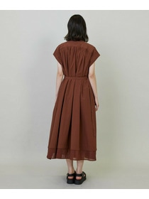 【L'EQUIPE】タンブラーコットンタイプライターワンピース 詳細画像 ダークネイビー 11