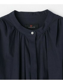 【L'EQUIPE】タンブラーコットンタイプライターワンピース 詳細画像 ダークネイビー 16