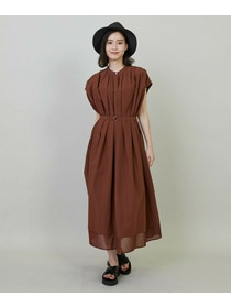 【L'EQUIPE】タンブラーコットンタイプライターワンピース 詳細画像 ダークネイビー 6