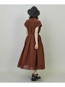 【L'EQUIPE】タンブラーコットンタイプライターワンピース 詳細画像 ダークネイビー 8