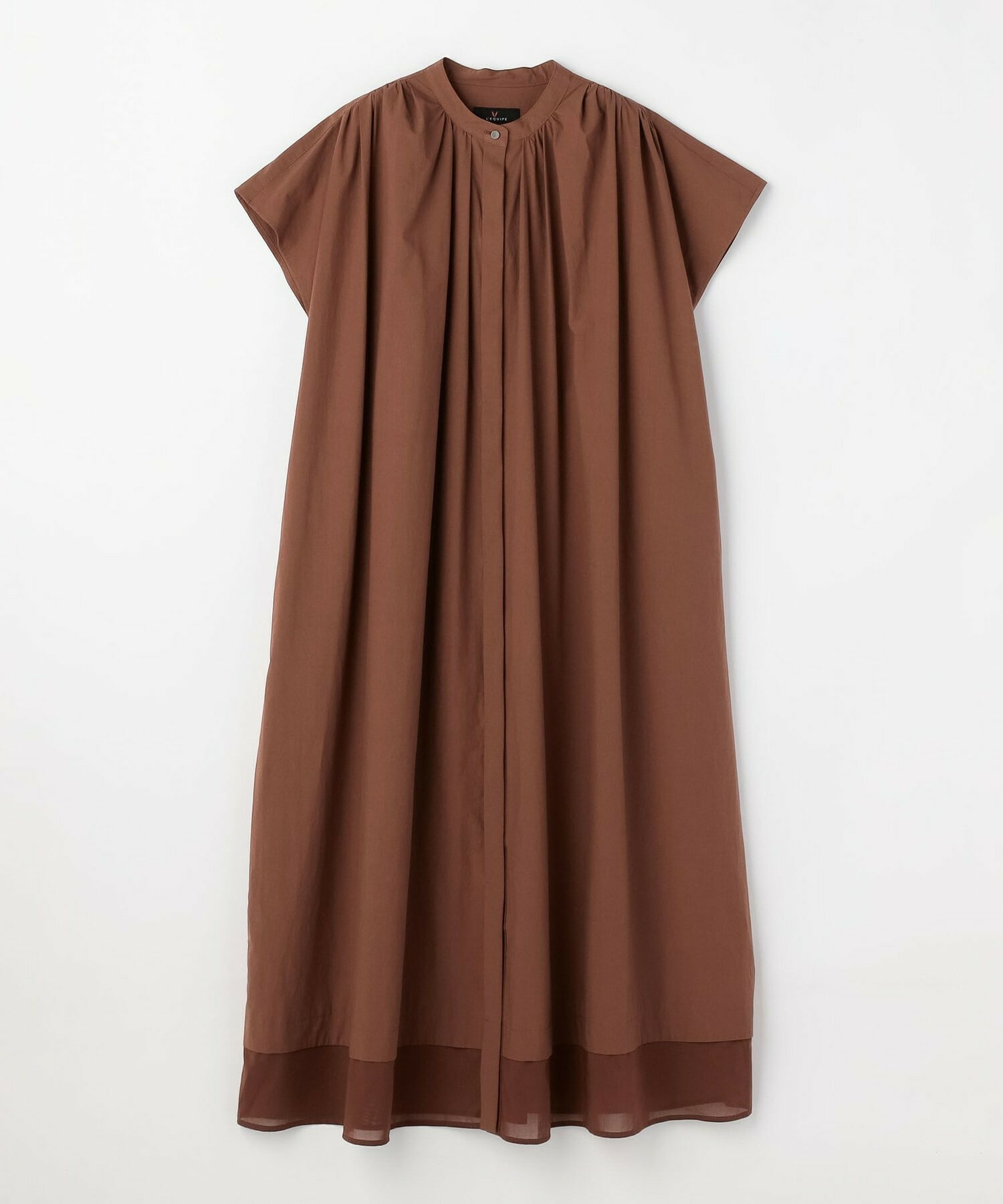 【L'EQUIPE】タンブラーコットンタイプライターワンピース 詳細画像 ダークネイビー 12