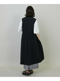 【L'EQUIPE】ナイロンコットンタンブラーワンピース 詳細画像 ブラック 3