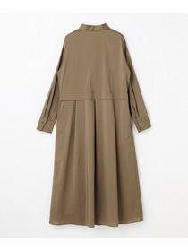 【L'EQUIPE】ストレッチタフタシャツワンピース 詳細画像 ネイビー 14