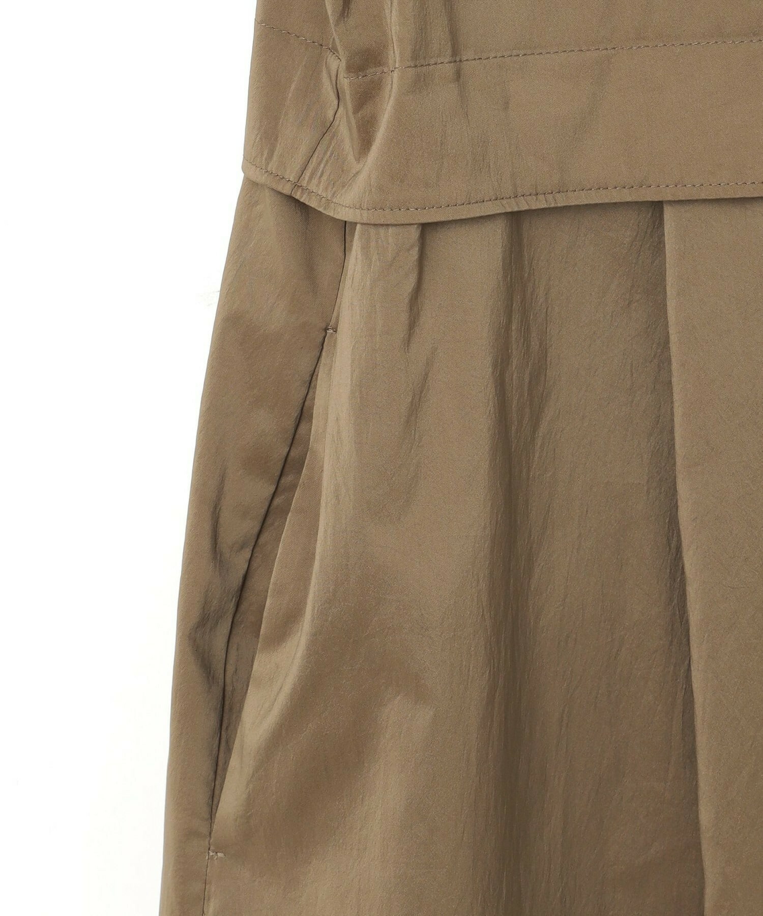 【L'EQUIPE】ストレッチタフタシャツワンピース 詳細画像 ネイビー 17