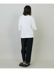 【L'EQUIPE】ダブルクロスライトテーパードパンツ 詳細画像 ブラック 4