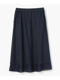 【L'EQUIPE】タンブラーコットンタイプライタースカート 詳細画像 ダークネイビー 11