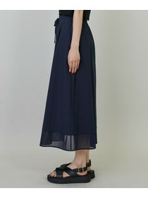 【L'EQUIPE】タンブラーコットンタイプライタースカート 詳細画像 ダークネイビー 8