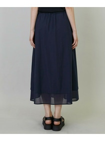 【L'EQUIPE】タンブラーコットンタイプライタースカート 詳細画像 ダークネイビー 9