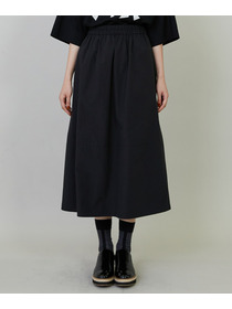 【L'EQUIPE】ナイロンコットンタンブラースカート 詳細画像 ブラック 14