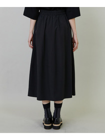 【L'EQUIPE】ナイロンコットンタンブラースカート 詳細画像 ブラック 16