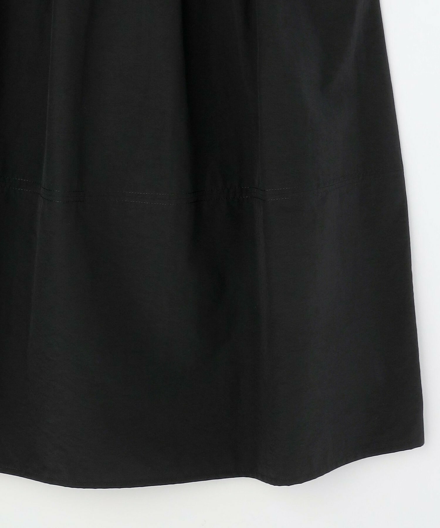 【L'EQUIPE】ナイロンコットンタンブラースカート 詳細画像 ブラック 21