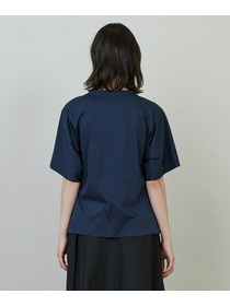 【L'EQUIPE】コットンスムースアシンメトリータックカットソー 詳細画像 ネイビー 10