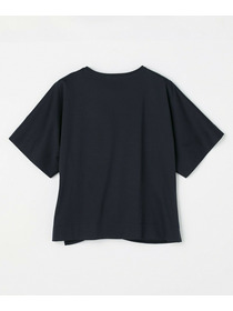 【L'EQUIPE】コットンスムースアシンメトリータックカットソー 詳細画像 ネイビー 13