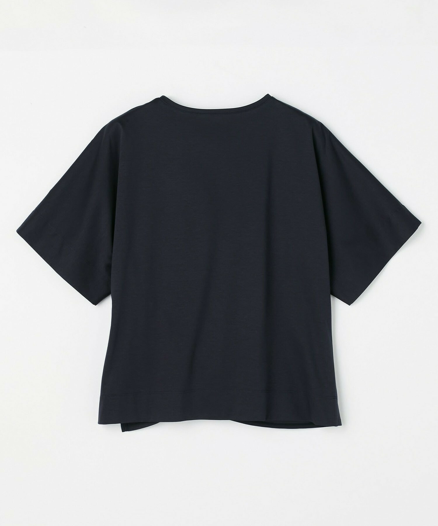 【L'EQUIPE】コットンスムースアシンメトリータックカットソー 詳細画像 ネイビー 13