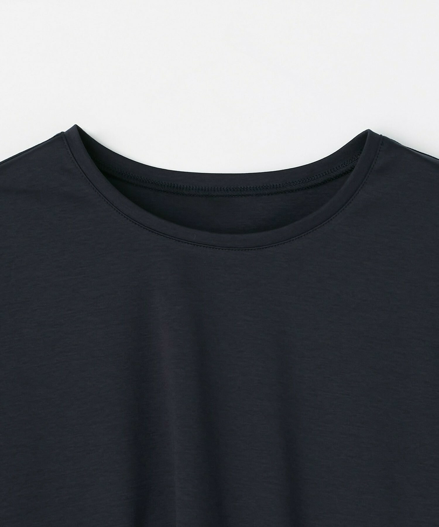 【L'EQUIPE】コットンスムースアシンメトリータックカットソー 詳細画像 ネイビー 14