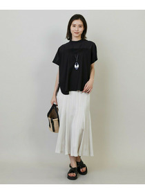 【L'EQUIPE】シアーコンビカットソー 詳細画像 ブラック 1