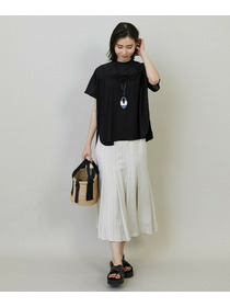 【L'EQUIPE】シアーコンビカットソー 詳細画像 ブラック 2