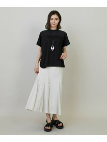 【L'EQUIPE】シアーコンビカットソー 詳細画像 ブラック 4