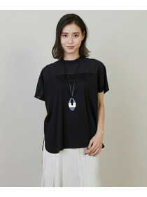 【L'EQUIPE】シアーコンビカットソー 詳細画像 ブラック 5