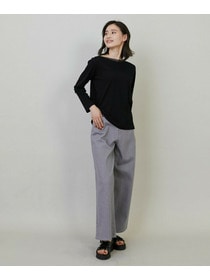 【L'EQUIPE】強撚フライス&チュールカットソー 詳細画像 オフホワイト 1