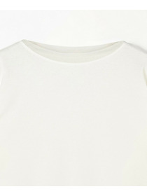 【L'EQUIPE】強撚フライス&チュールカットソー 詳細画像 オフホワイト 10