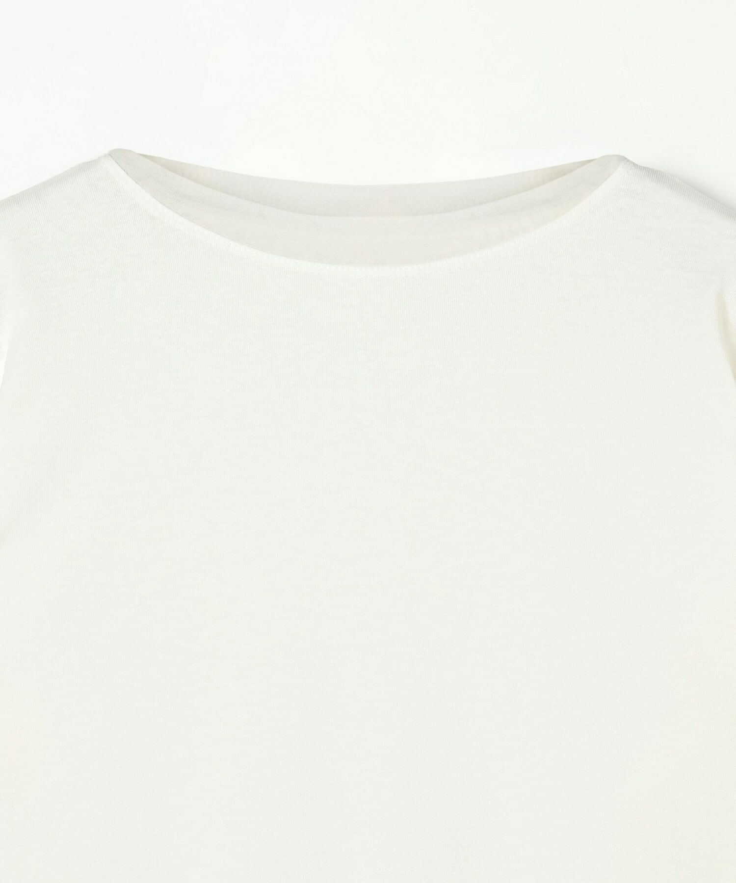 【L'EQUIPE】強撚フライス&チュールカットソー 詳細画像 オフホワイト 10